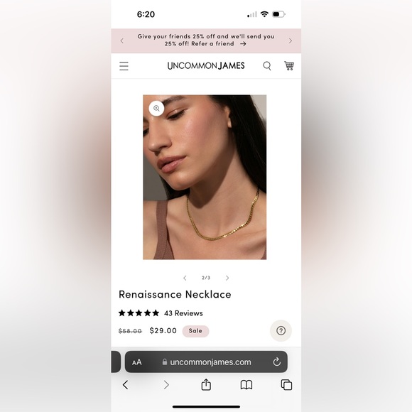 Uncommon James Gold 14K Gold Plated Brass Jewelry - Picture 4 of 15